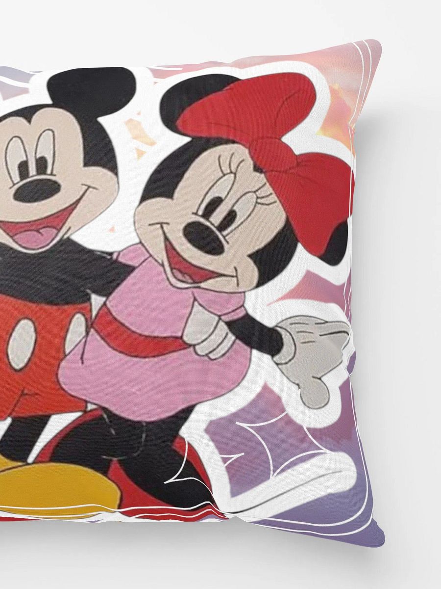 Mickey and Minnie mouse (art by Dina R.) acrylic painting - Pillow product image (4)
