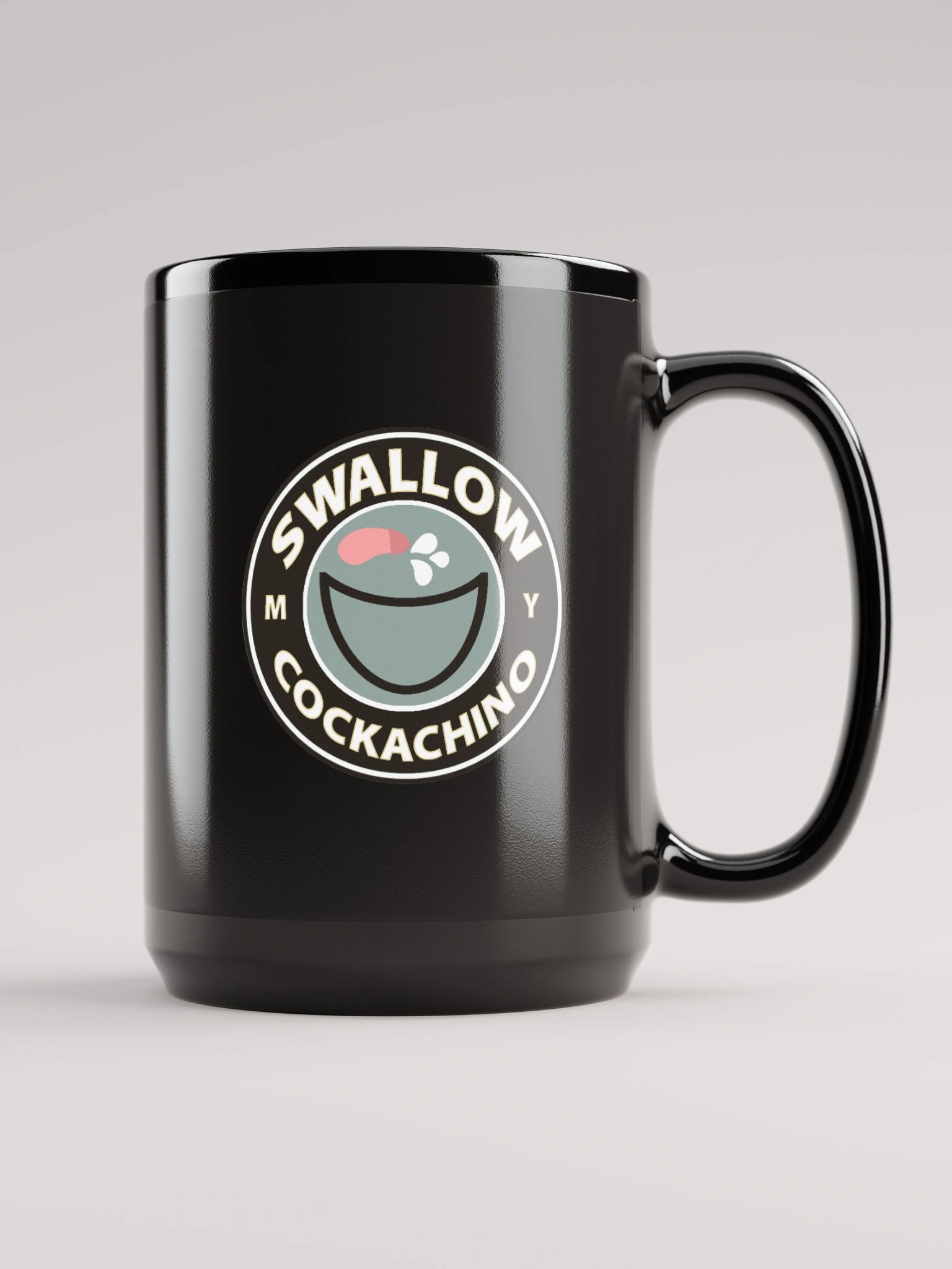 Swallow My Cockachino Mug (black) product image (1)
