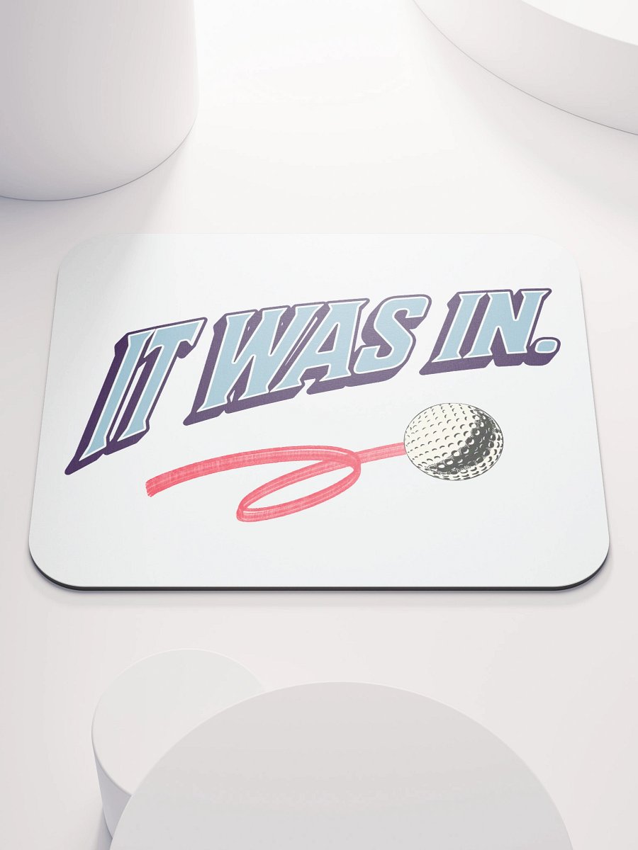 It Was In Golfing Motion Graphic Mouse Pad product image (2)