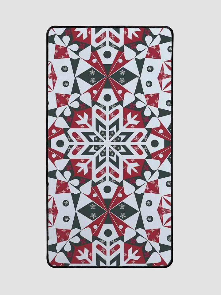 Snowflakes patterned Desk Mat product image (2)