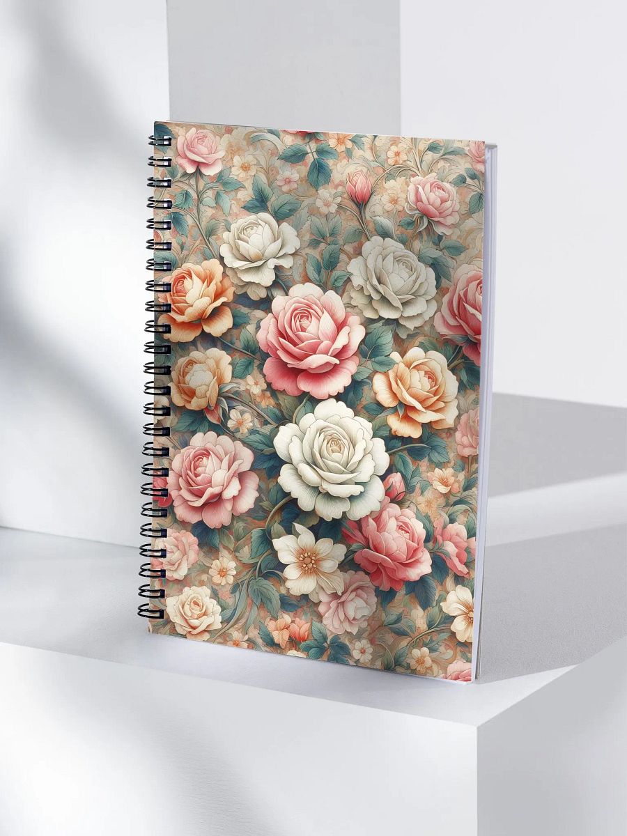 Royal Floral Spiral Notebook product image (4)