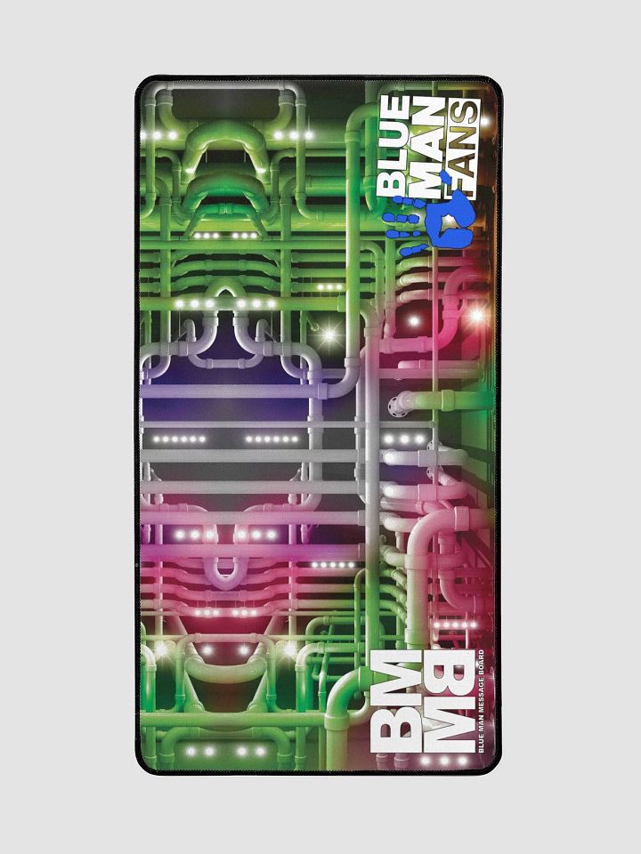 Blue Man Fans Pipe Dream Desk Mat 15.5" x 31.5" product image (2)