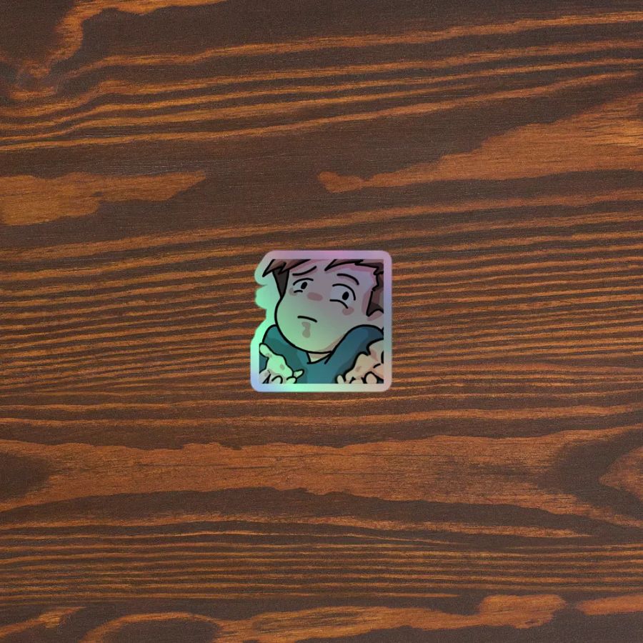 Chaabbz IDK Holographic Emote Sticker product image (5)