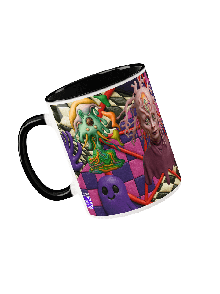 👻 Creepy Halloween Mug – Spooky Surreal Character Design 👻 product image (1)