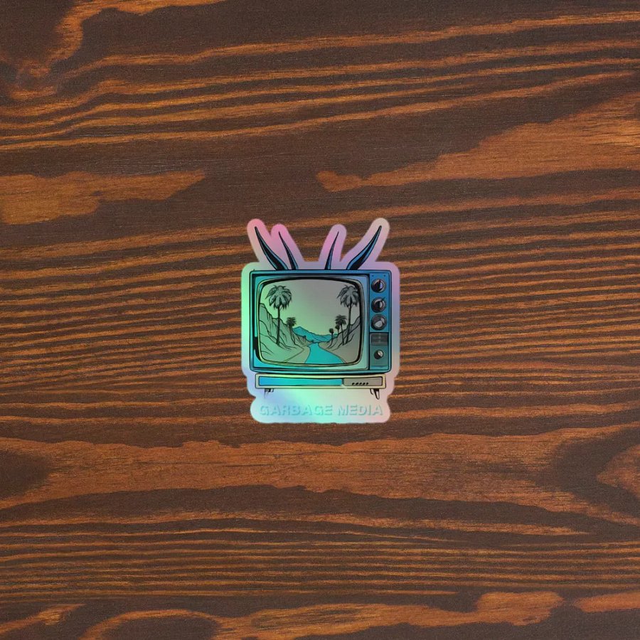 Garbage Media West Coast Holographic Sticker product image (5)