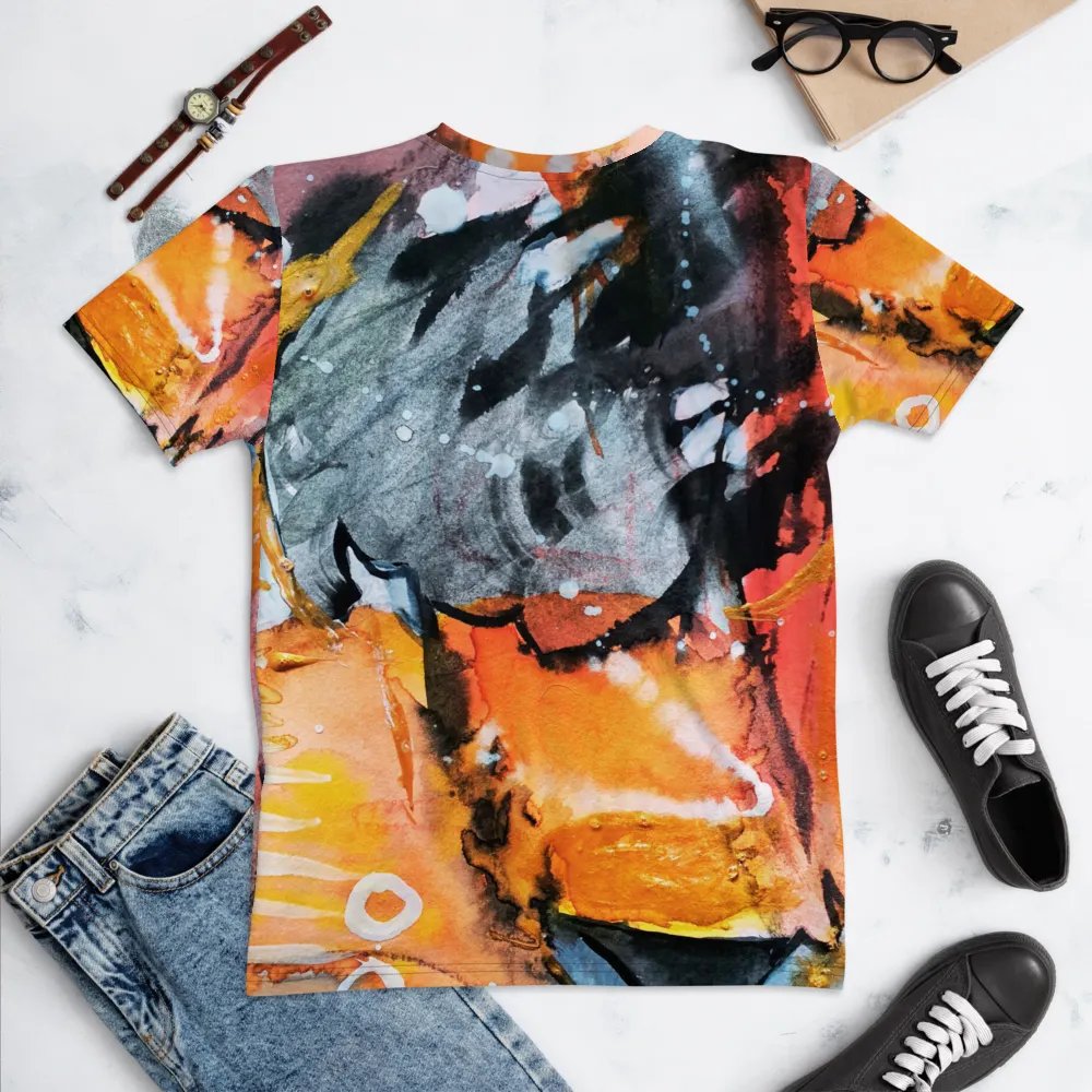 original watercolour painting printed on t shirt product image (5)