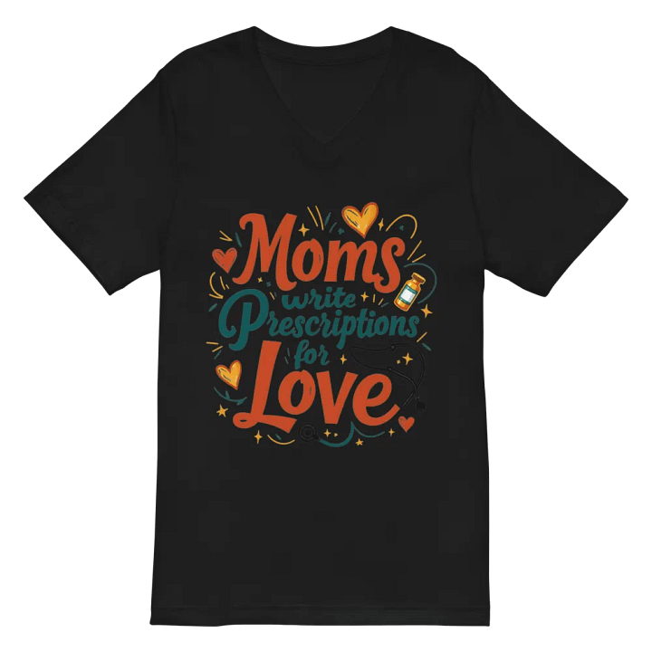 Moms Write Prescription for Love V-Neck Tee product image (3)