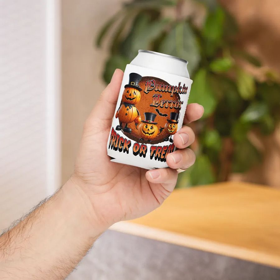 Pumpkin Terror Trick Or Treat Can Cooler product image (5)