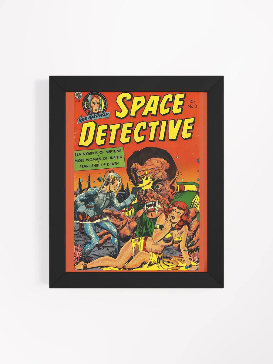 Space Detective Vintage Comic Book Cover Poster product image (73)