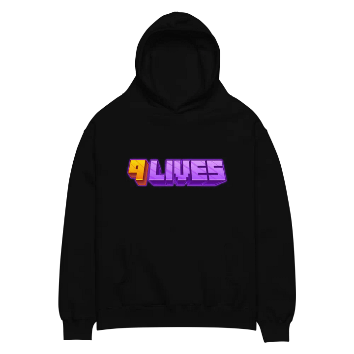 9 Lives Oversized Unisex Hoodie product image (4)