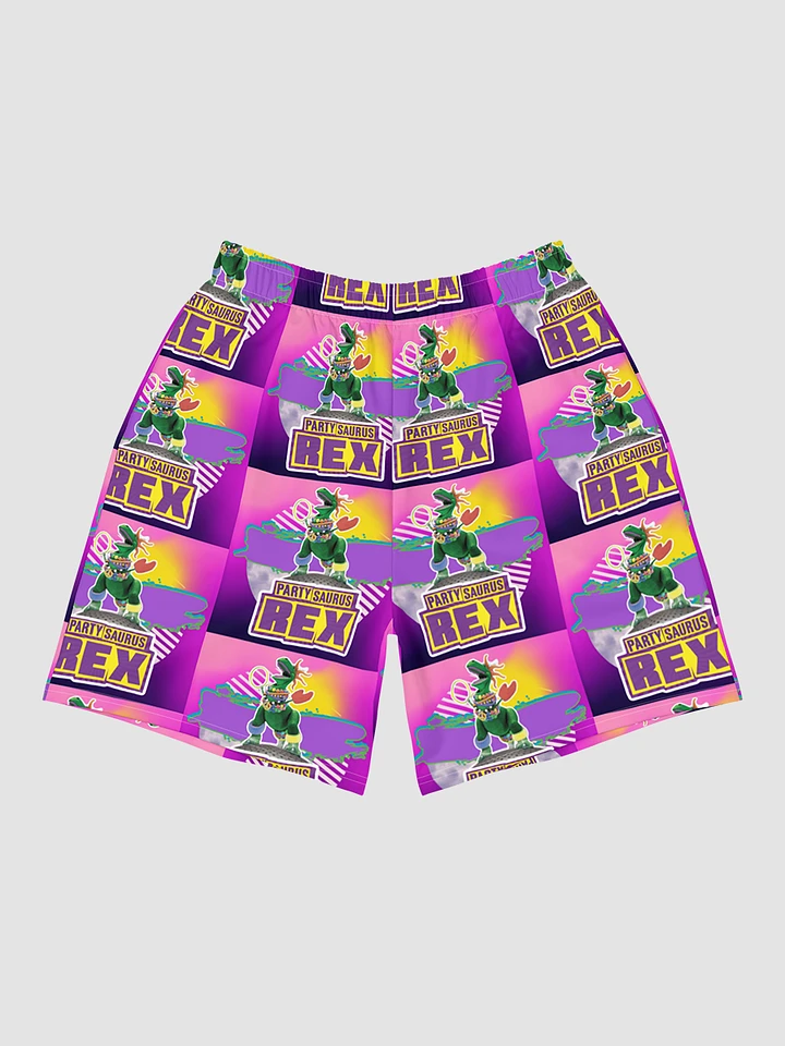 Partysaurus Rex Athletic Long Shorts product image (1)