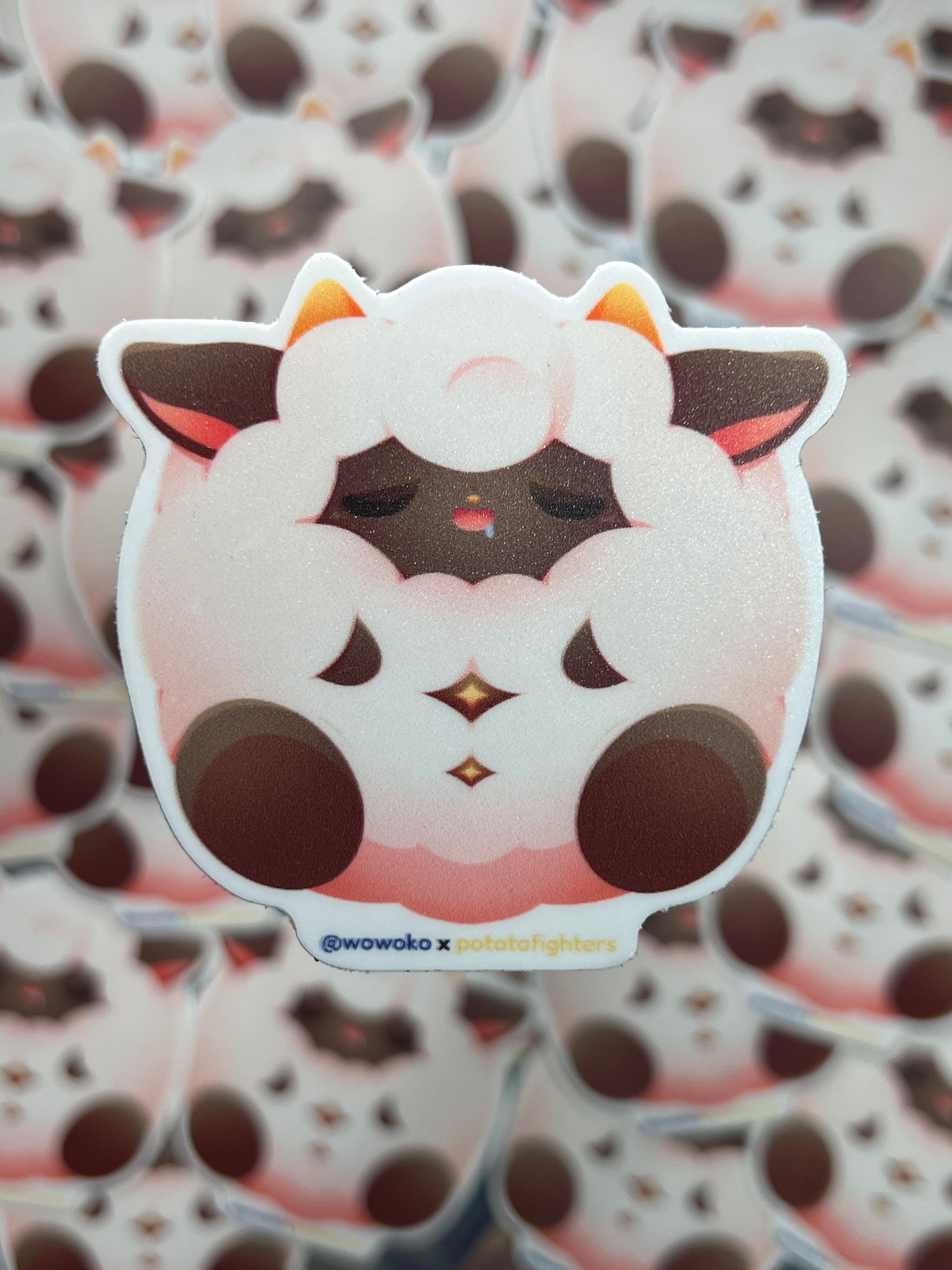 WoWoKo x Potato Fighters - Lamball - Sticker product image (1)
