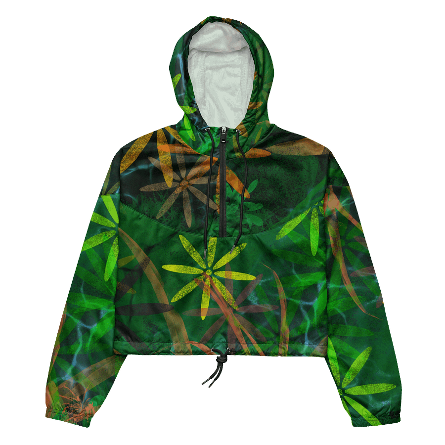 jungle cropped 3/4 zip windbreaker product image (2)