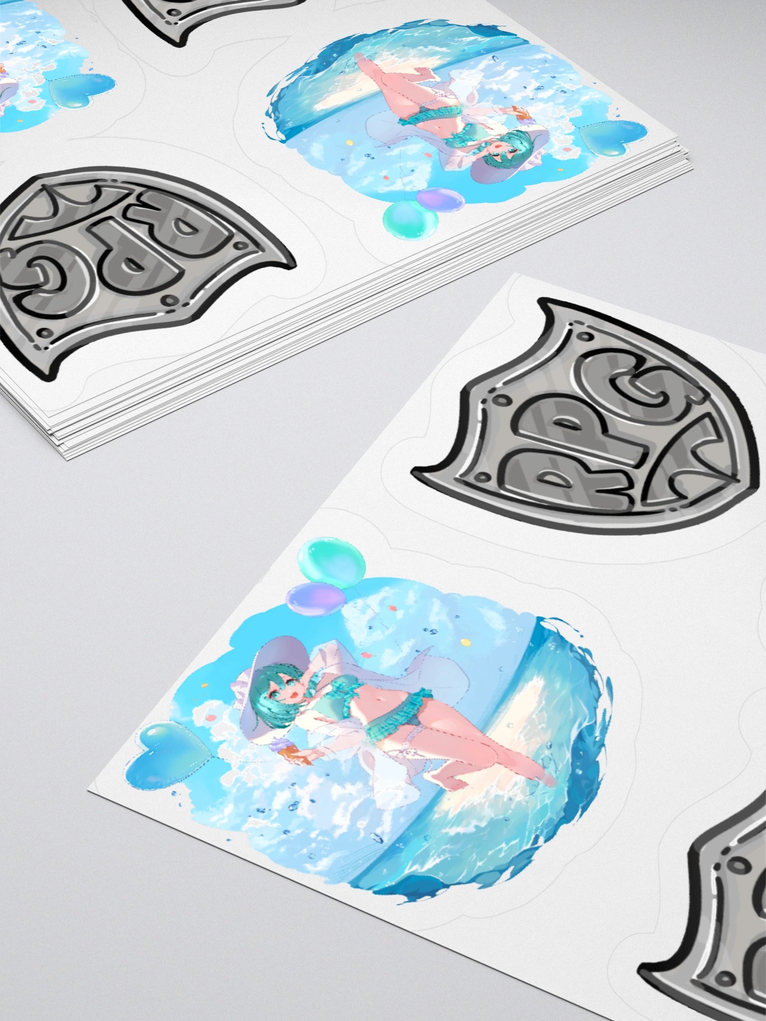 Selphie the Slime Girl - Summer Sticker Sheet '25 product image (4)