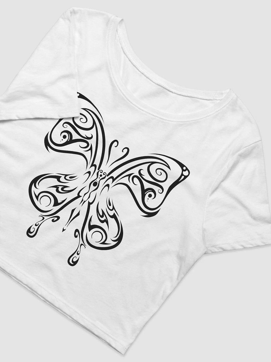 Chou Tattoo Crop Top (Black and White) product image (3)