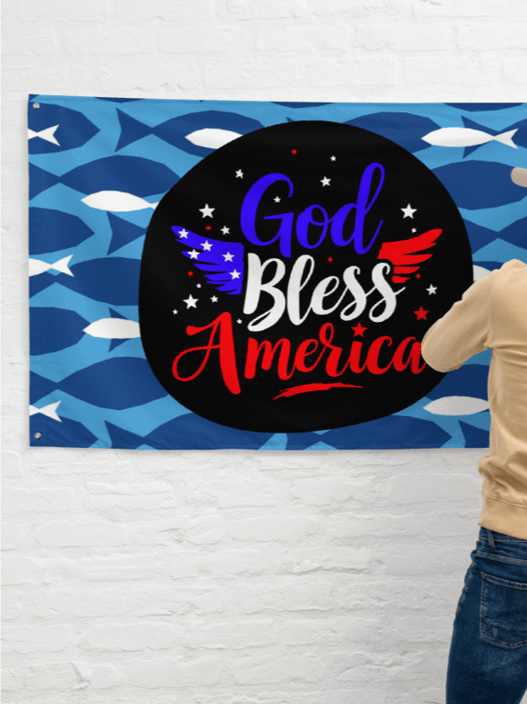 Flag: God Bless America product image (1)