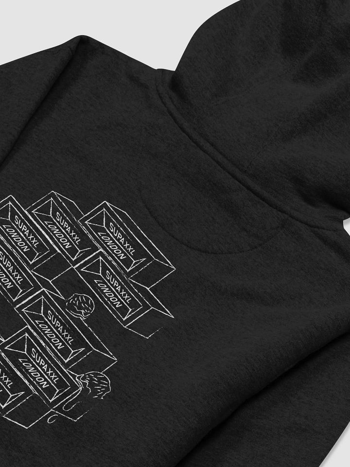 Supa Brick Wall Design Hoodie Black product image (2)