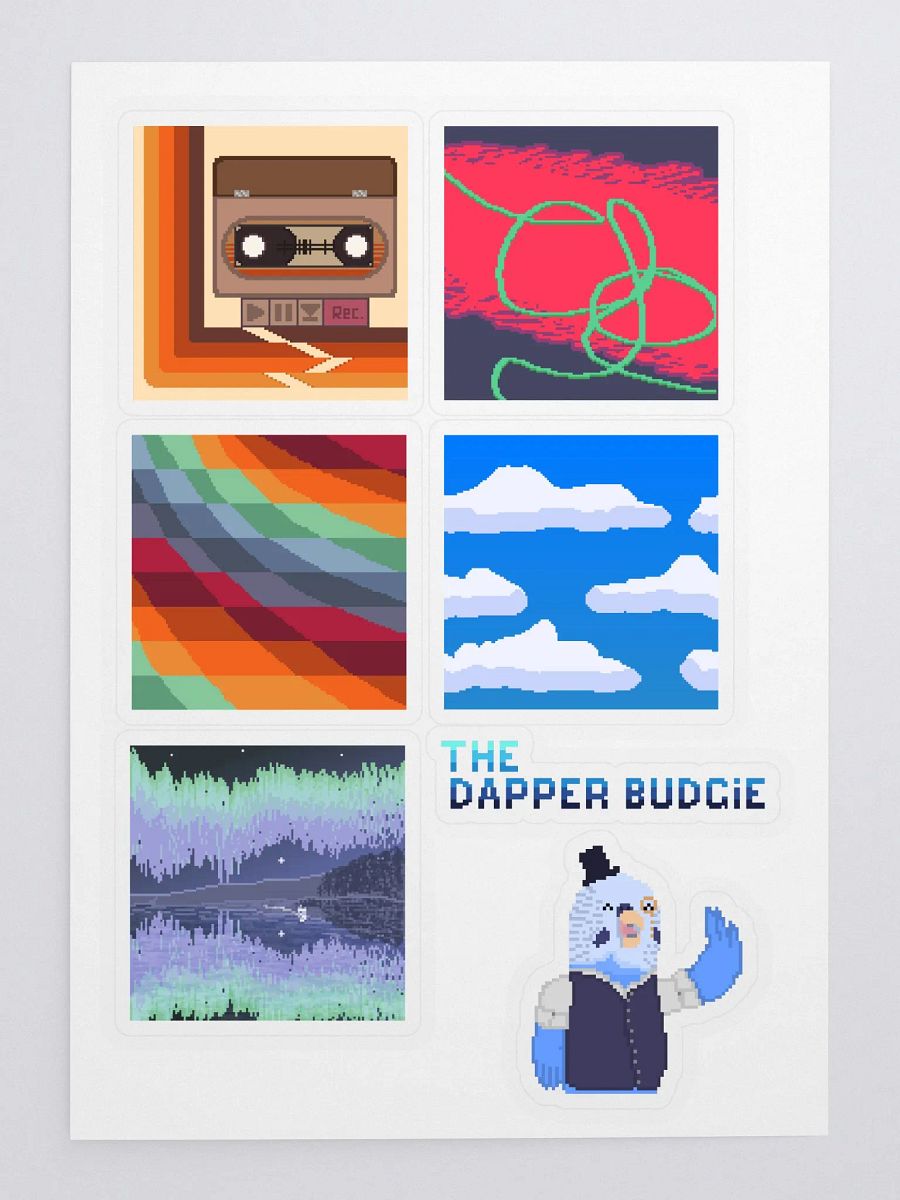 Square Decal Sticker Sheet product image (3)