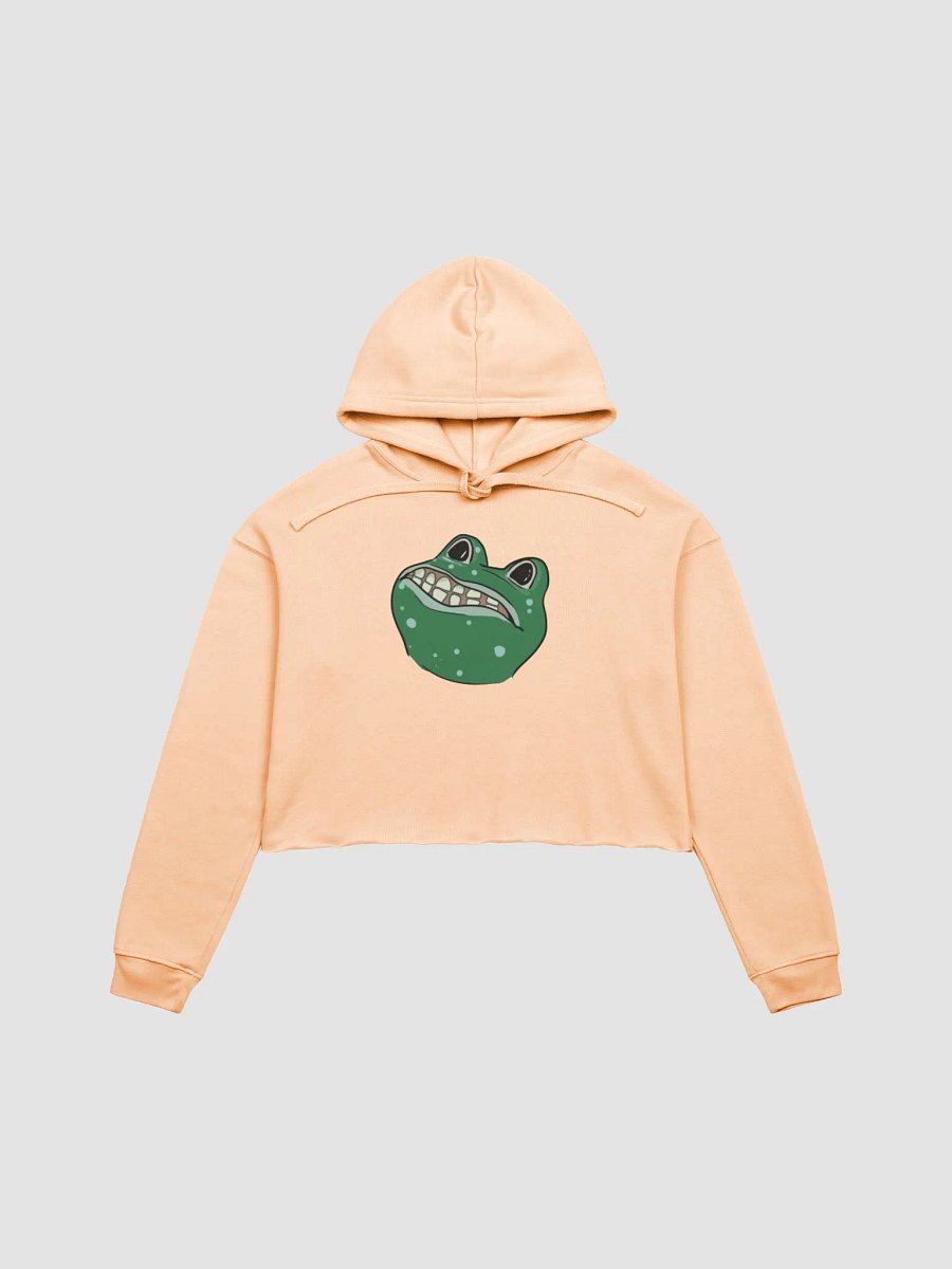 Shitterfrog fleece crop hoodie product image (2)