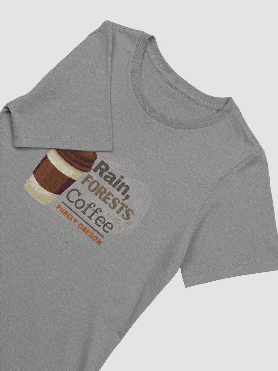 Rain, Forests and Oregon Coffee: Travel Coffee Cup Graphic Heavyweight garment dyed tee product image (2)