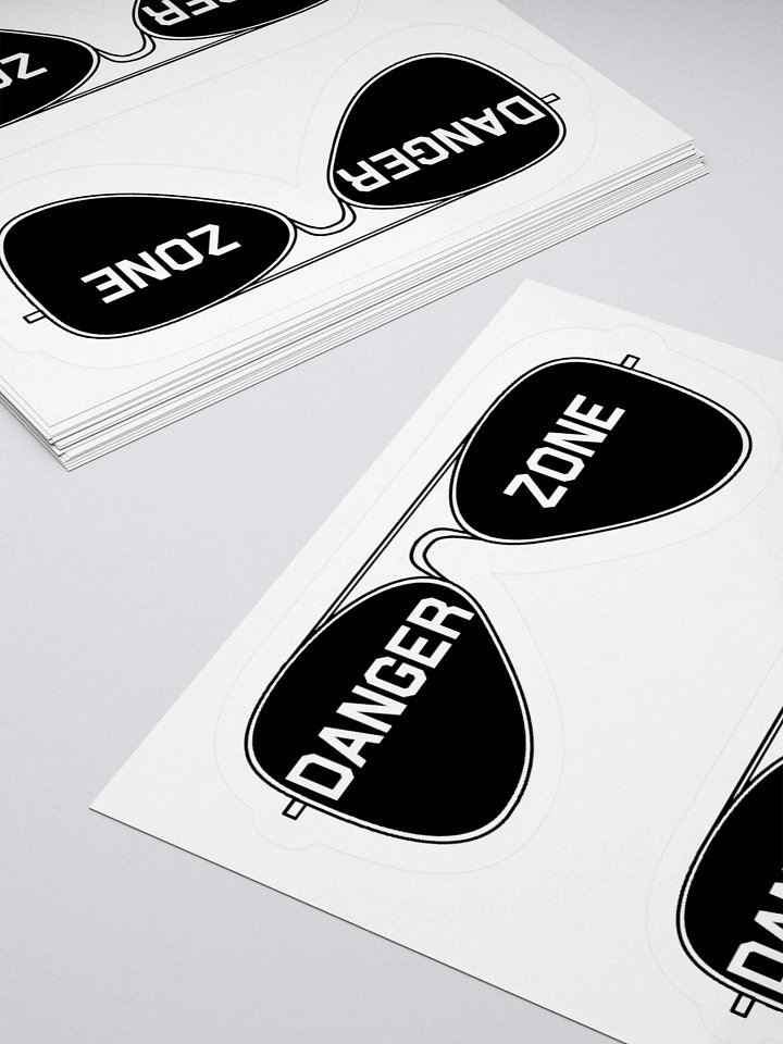 Danger Zone Aviator Sunglasses Sticker Set product image (1)