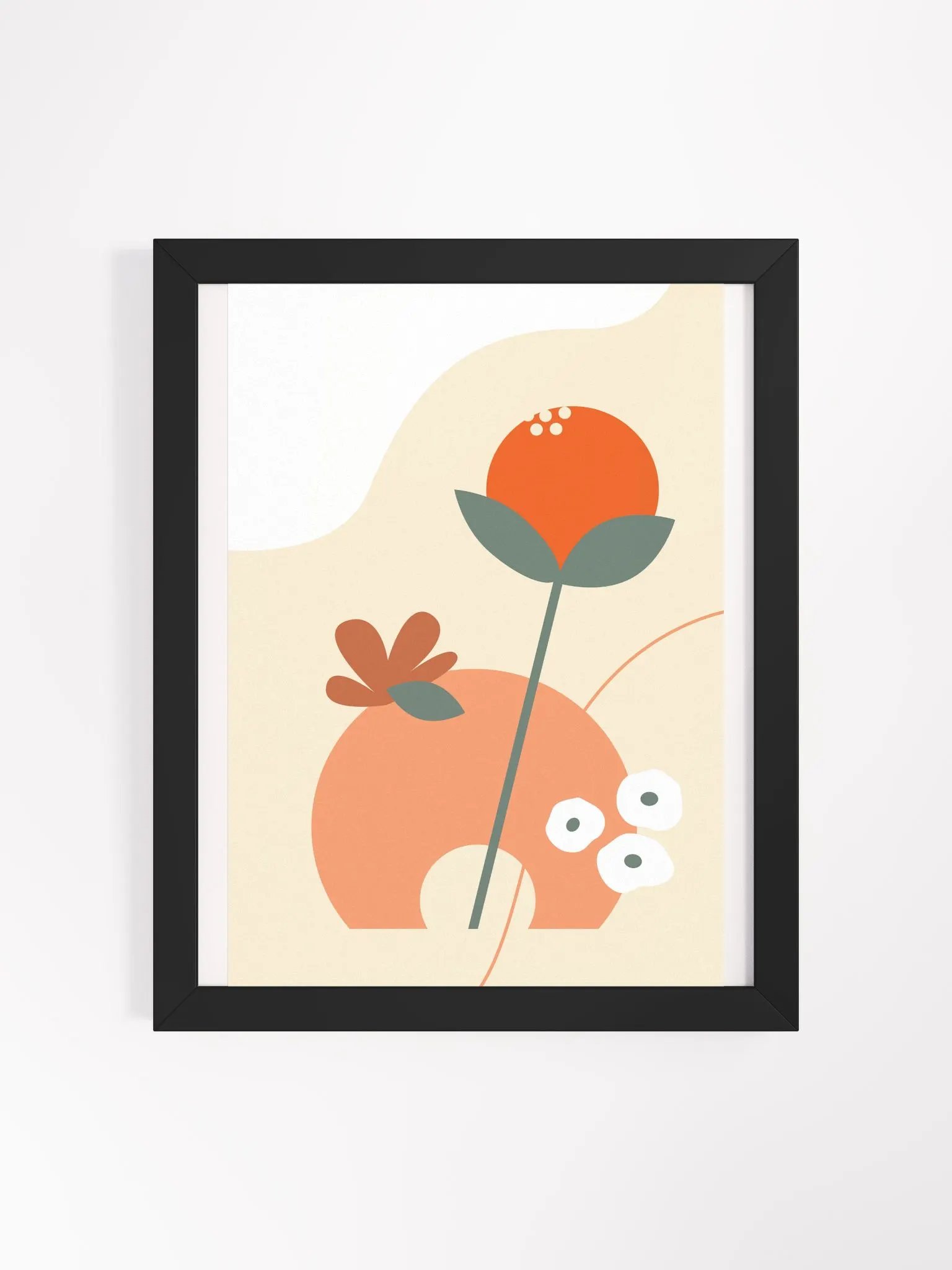 Vibrant Ayous Wood Framed Matte Poster product image (5)