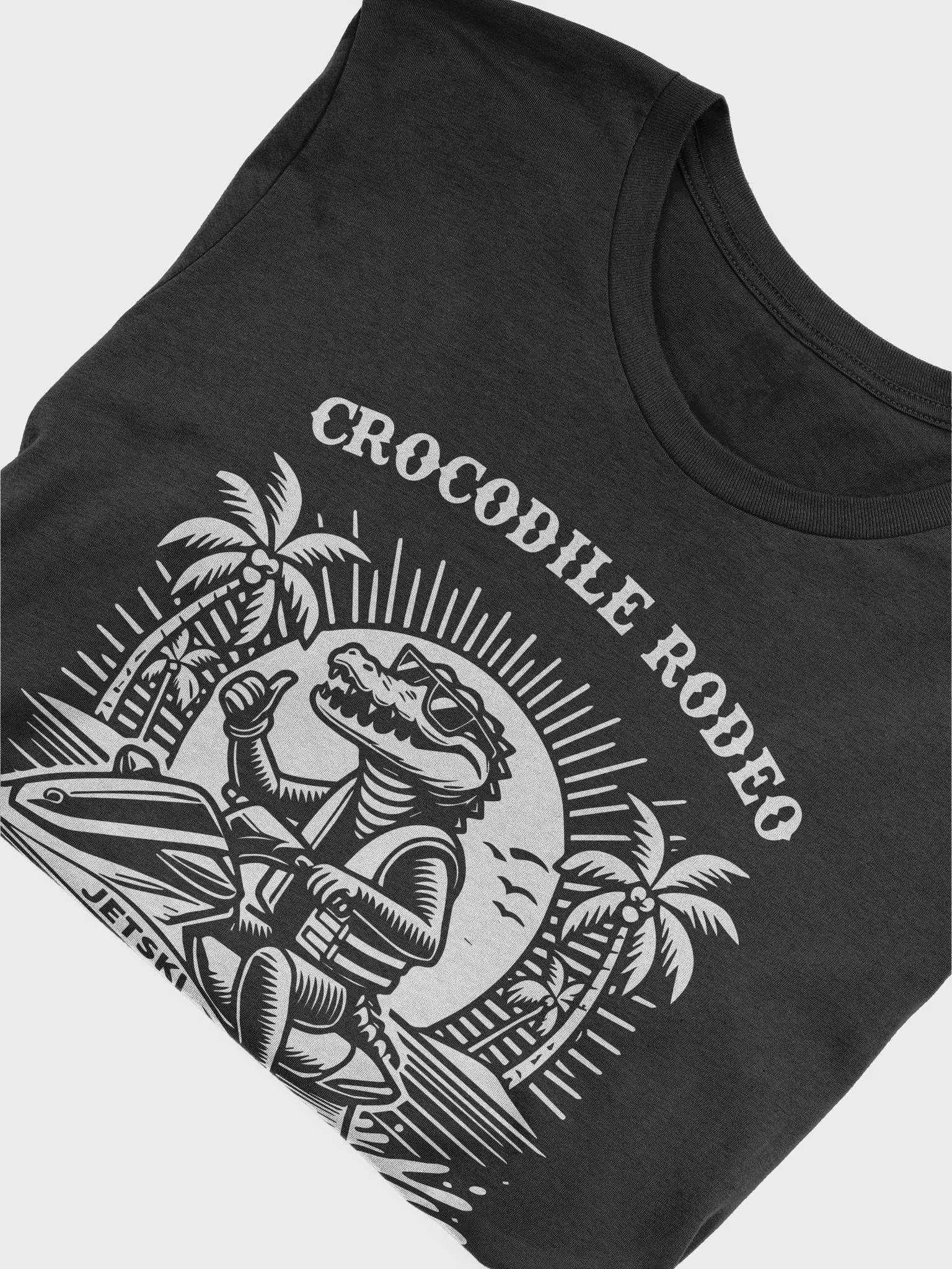 Vintage Crocodile Jetski T-Shirt Rodeo Style T-Shirt product image (3)