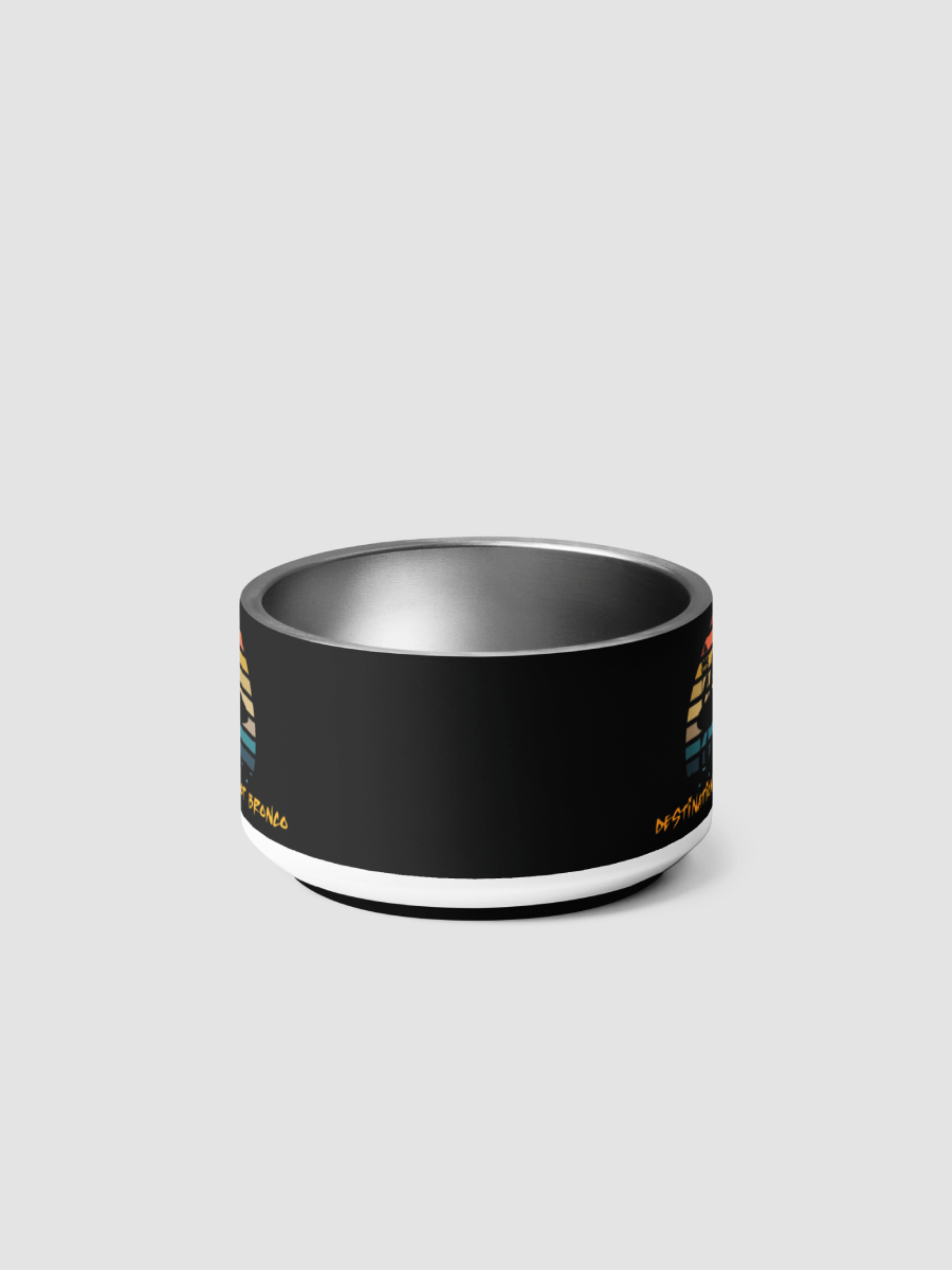 Destination Bigfoot Bronco Classic Logo Dog Bowl (Multiple Sizes Available) product image (3)
