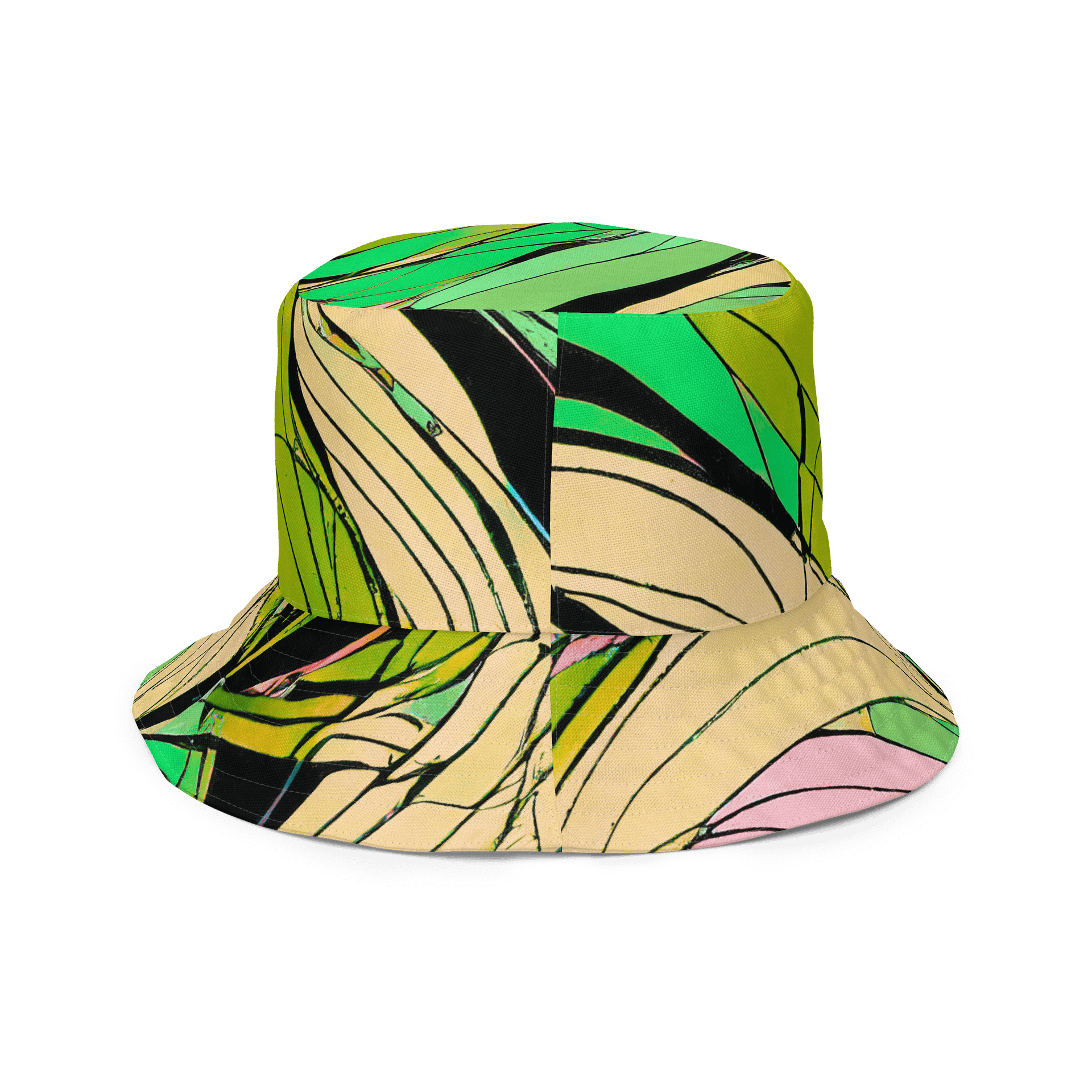 Vibrant Wave All-Over Bucket Hat product image (4)