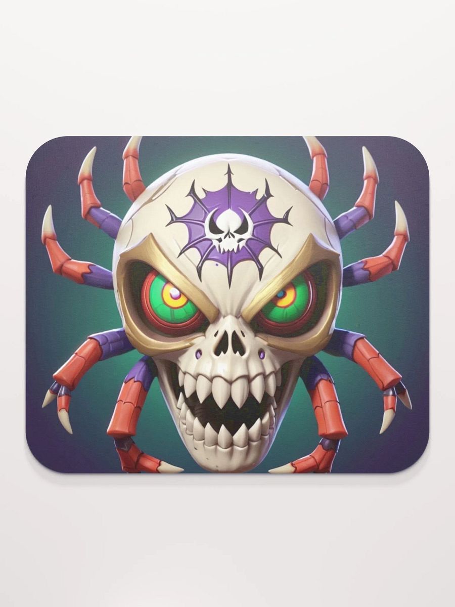 Eerie Skull Spider Mouse Pad product image (3)