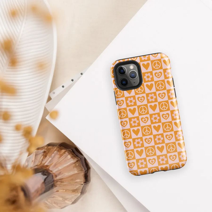 Peace, Love, and Harmony Tough Case for iPhone® product image (30)