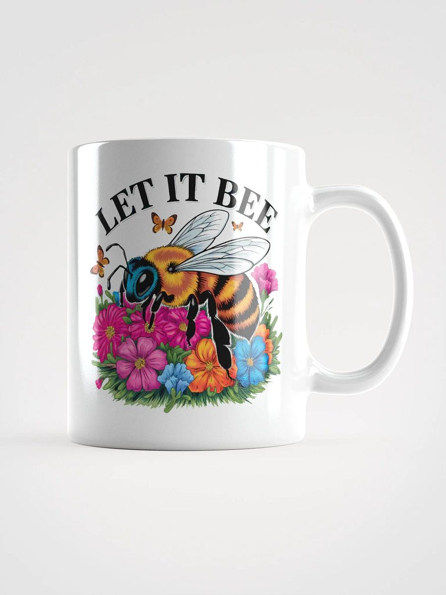 Colorful Let it Bee Flower Mug product image (1)