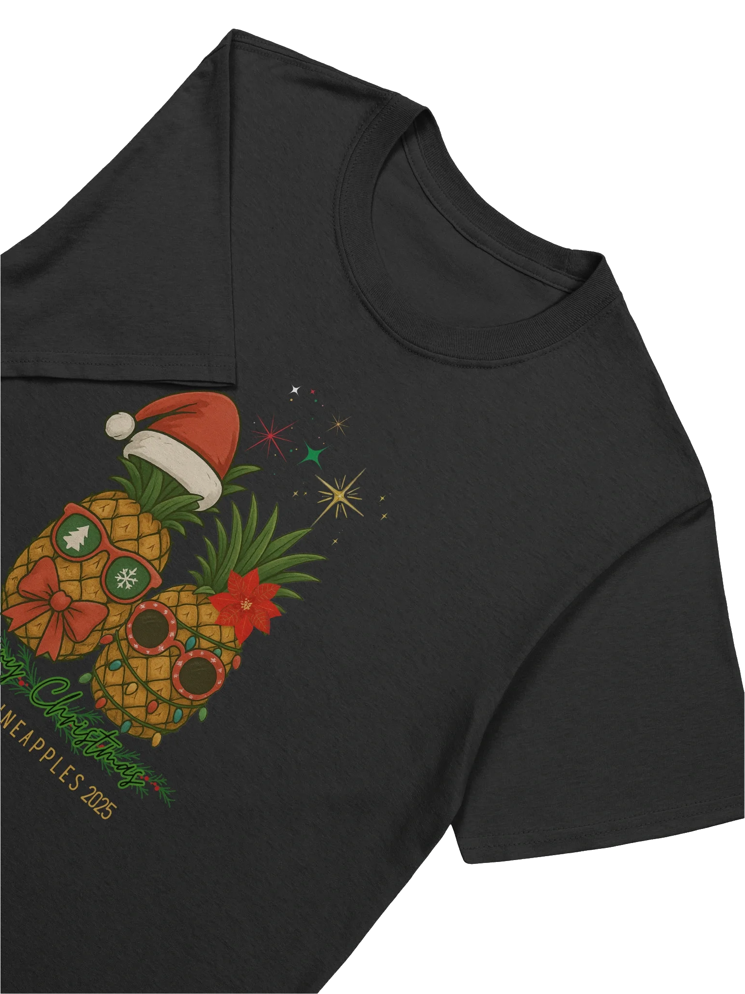 Festive Pineapples Unisex T-Shirt product image (2)