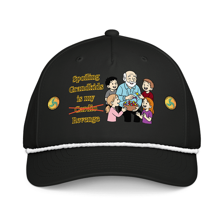 Spoiling Grandkids is my Cardio (Male) Richardson Five-Panel Classic Rope Cap product image (1)