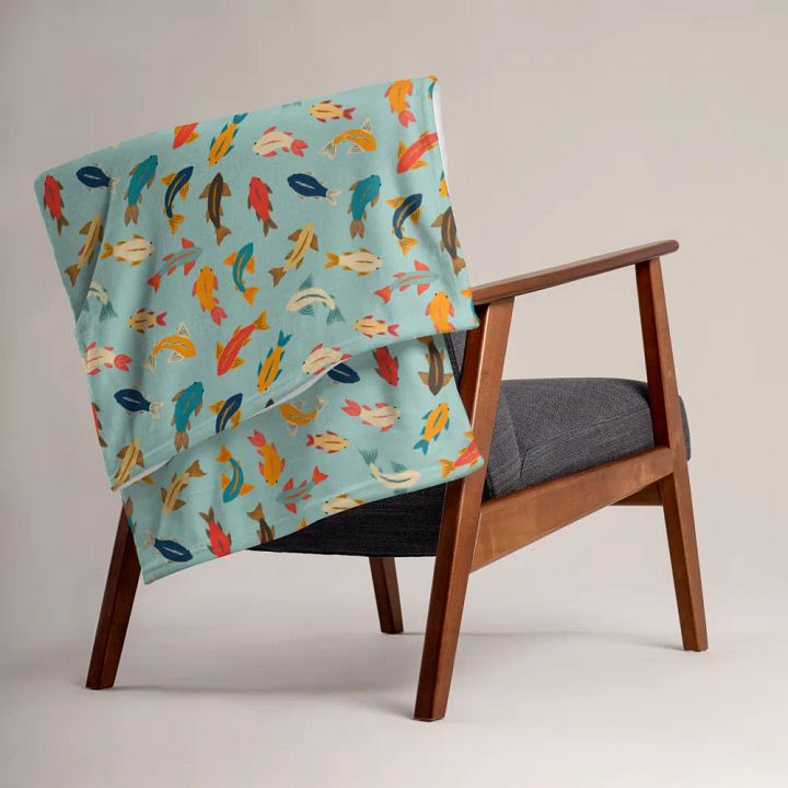 Aquatic Encounters - Throw Blanket product image (2)