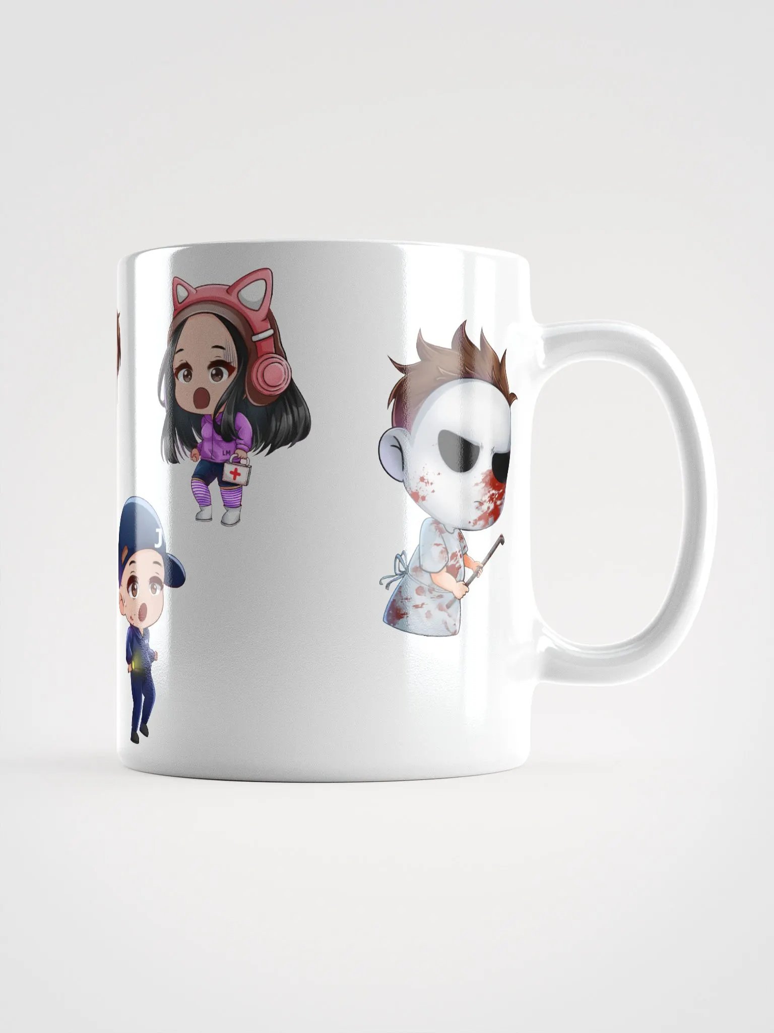 xGuillau DBD Inspired White Mug product image (1)