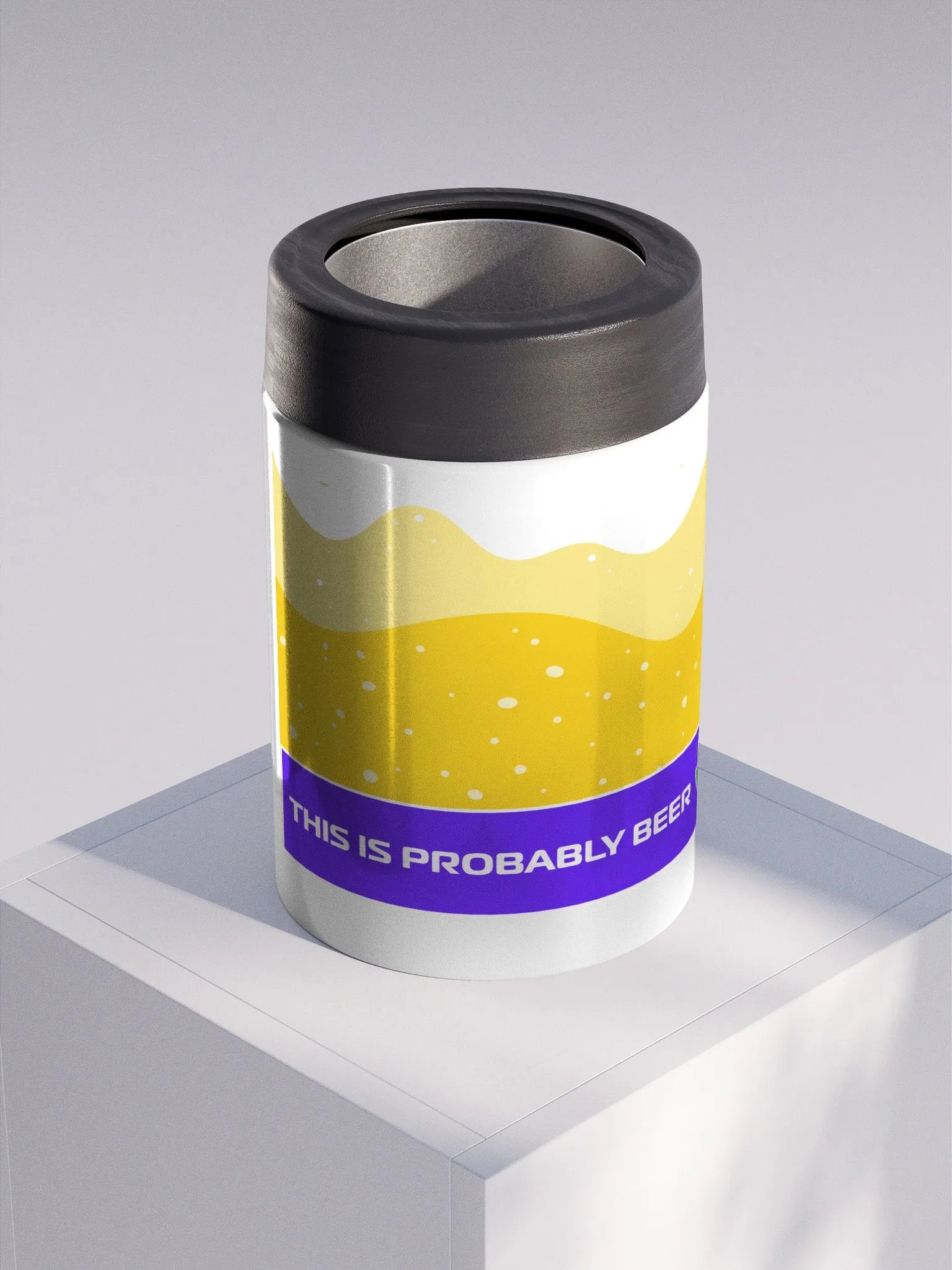 This Is Probably Beer Stainless Steel Koozie product image (3)