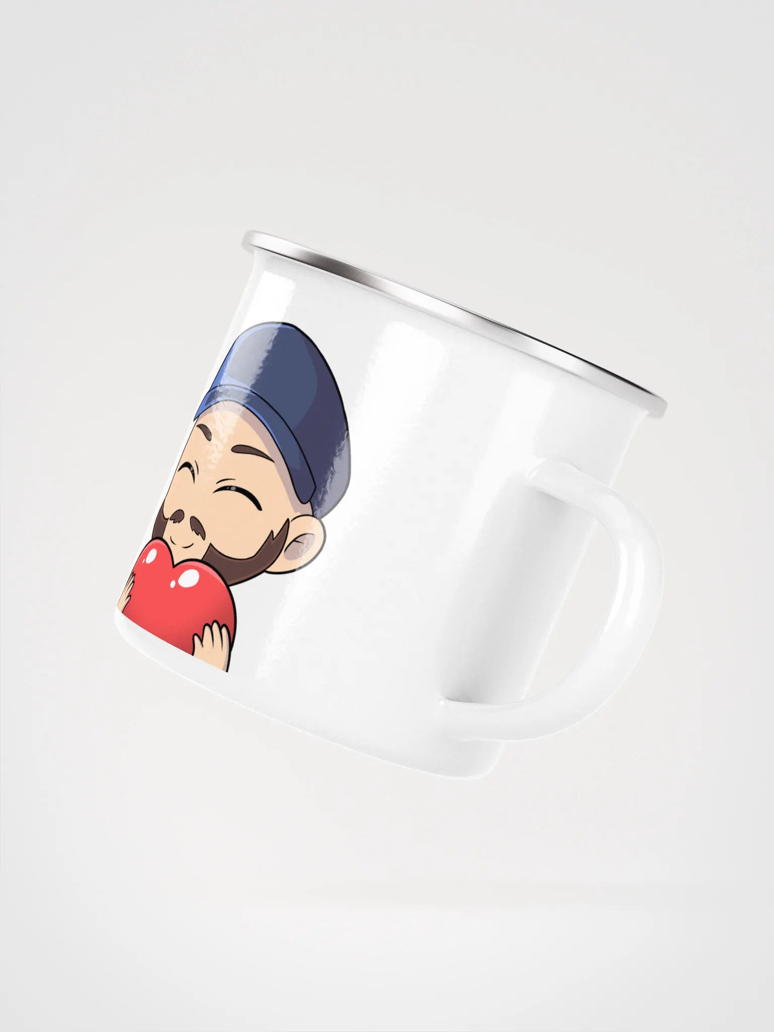 Heart Jonny enamel mug product image (3)