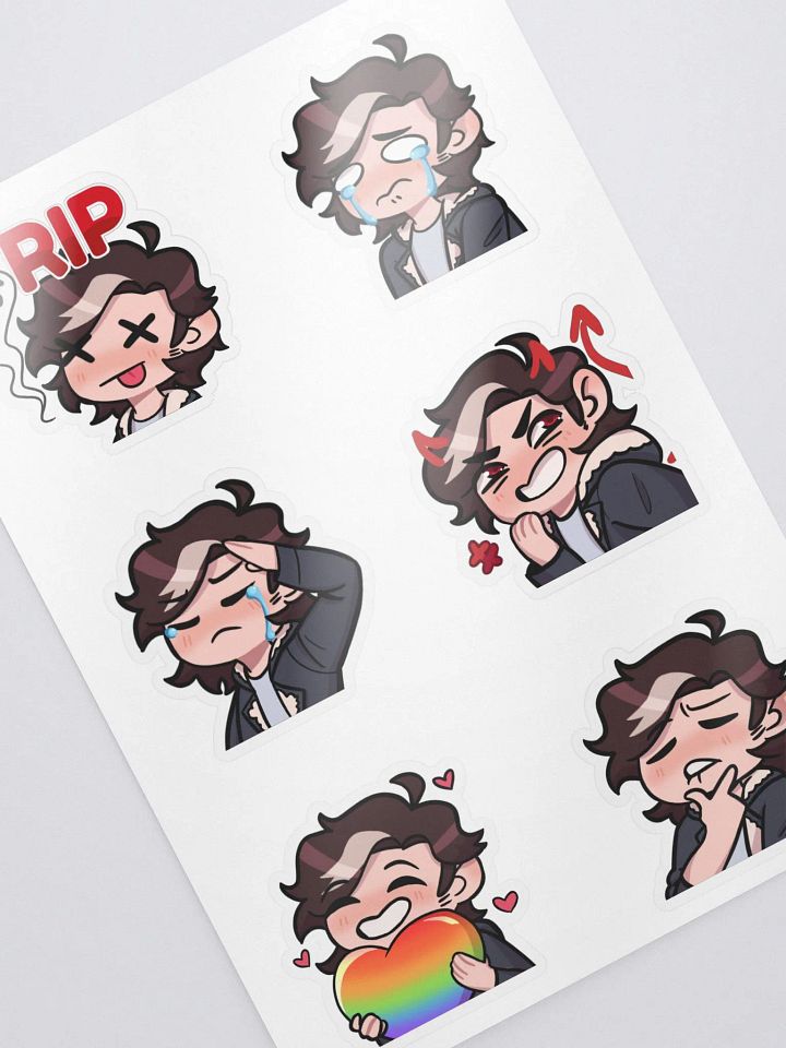Ghosty Emote Sticker Sheet #1 product image (1)