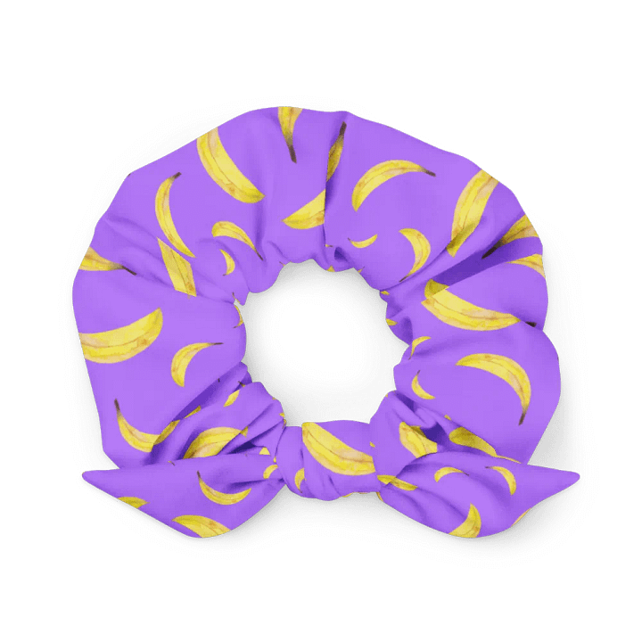 Bananapalooza purple scrunchie product image (1)