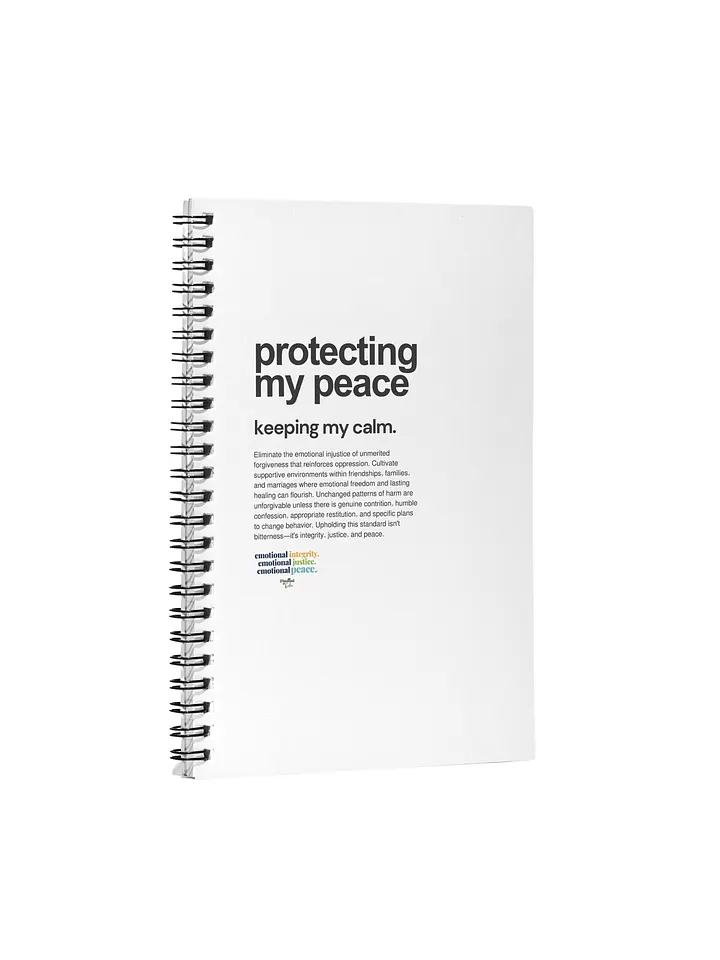 Official Planted By Calm | Calm Keepers Dot Spiral Notebook (Style 3 - Clouds) product image (1)