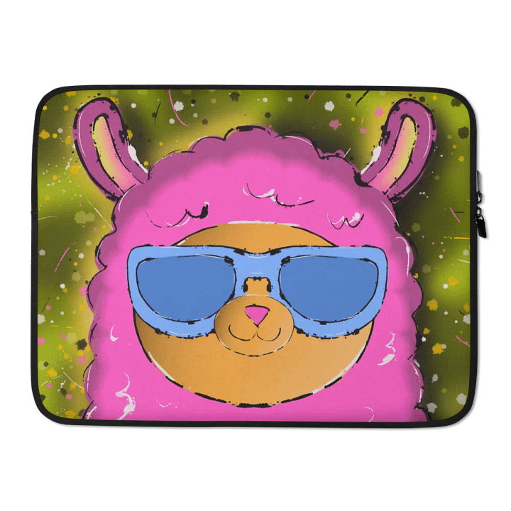 My Cool Llama Laptop Sleeve product image (2)