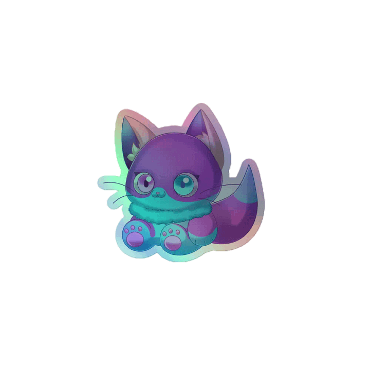 Arya da Fox Holographic Sticker product image (1)