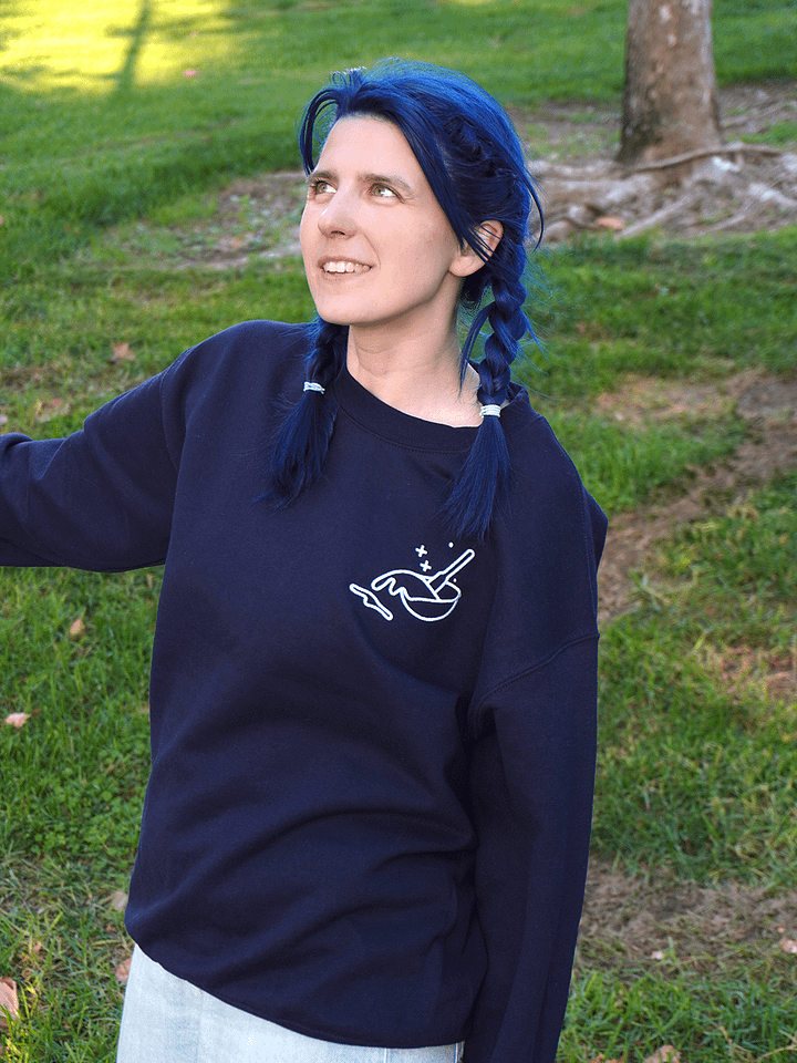 The Amateur Embroidered Sweater (Dark) product image (2)
