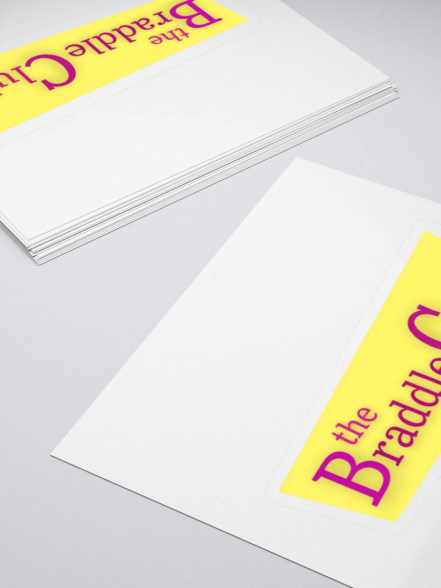 The Braddle Club Cutout Sticker product image (4)