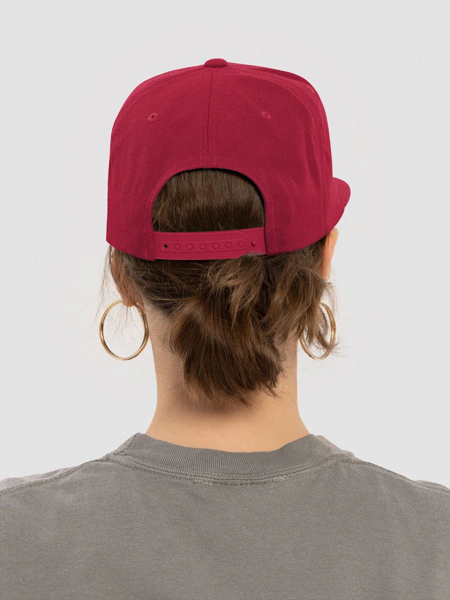 PDKH Embroidered Snapback Unisex white & black stitching product image (7)
