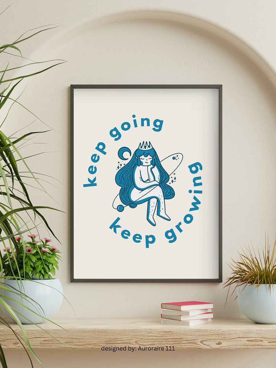 Keep Going - Printable Wall Art | Digital Poster Download | Multiple Sizes Included product image (6)