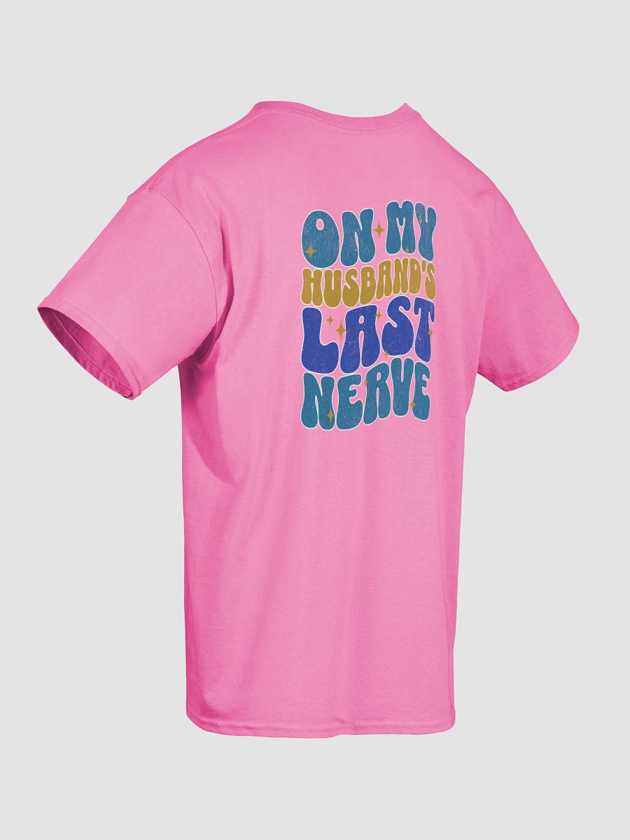 Funny Retro Wife Quote – On My Husband’s Last Nerve Bold 70s Style product image (70)