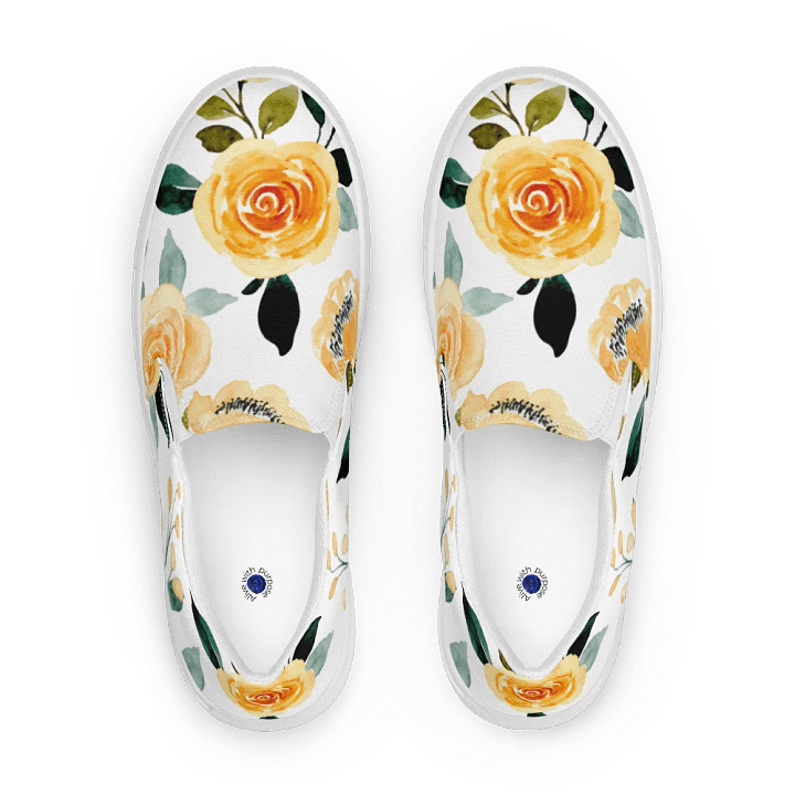 Yellow Rose Delight Slip-Ons product image (1)