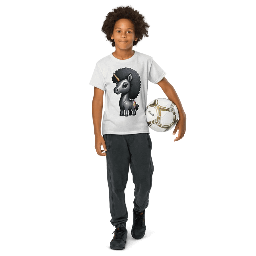 Black Unicorn Youth Sports Tee product image (49)
